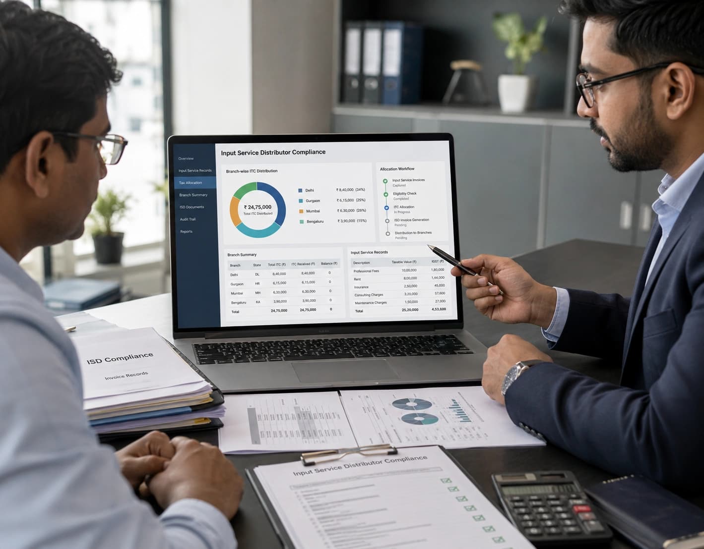 Input Service Distributor (ISD) compliance service with ComplyLocal