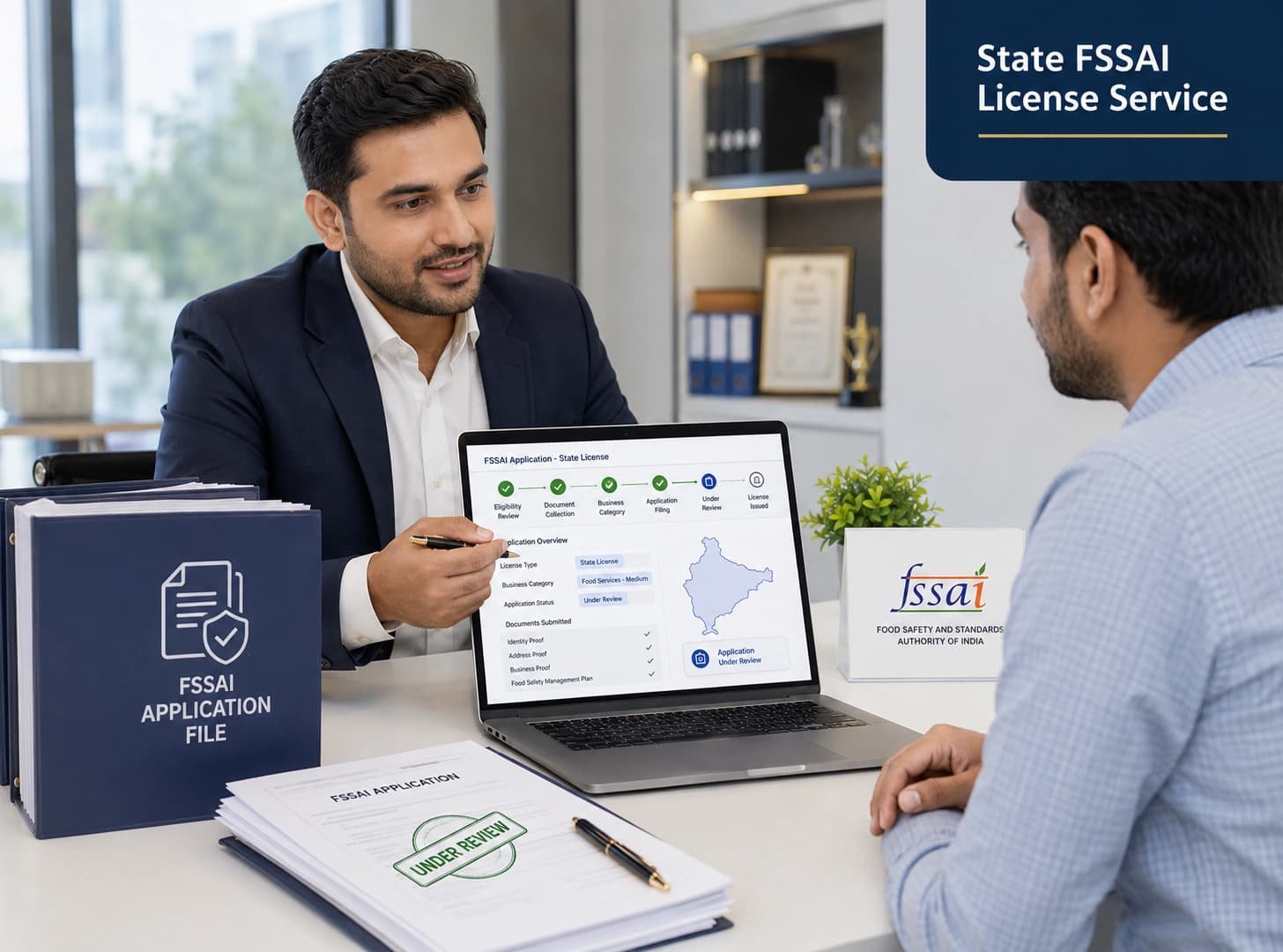 State FSSAI license service with ComplyLocal
