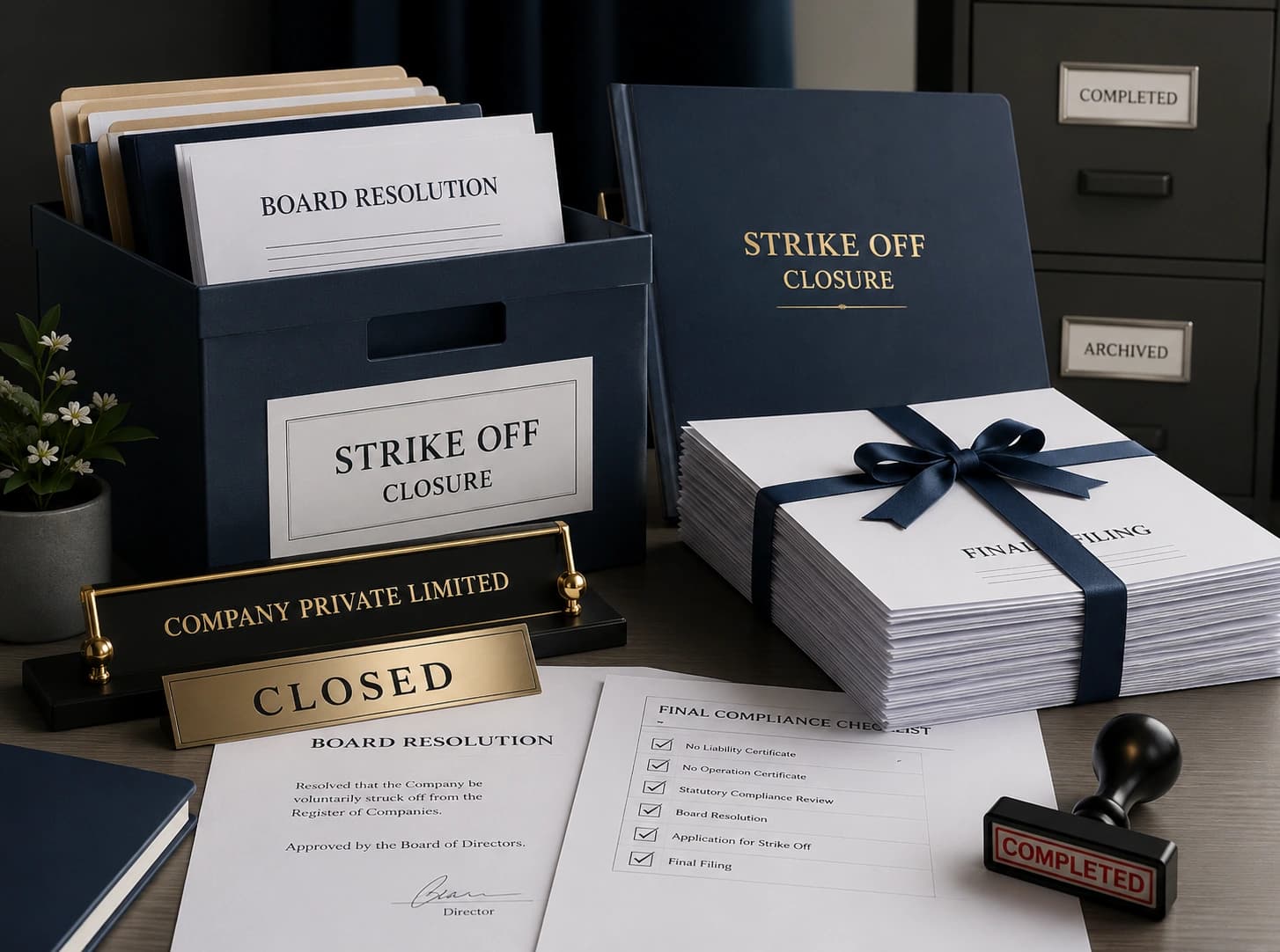 Company strike off and closure service with ComplyLocal